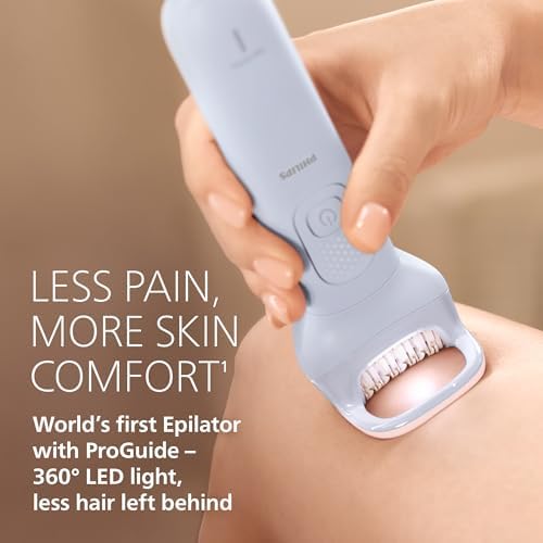Philips Epilator Series 8000 for Women, with 3 Accessories, BRE700/04