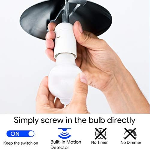 Energetic Motion Sensor Light Bulb