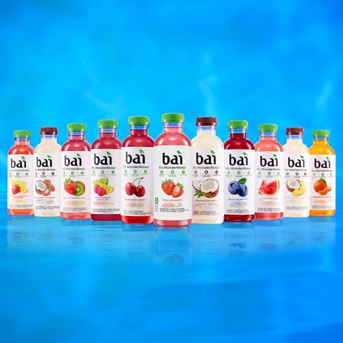Bai Antioxidant Infused Water Beverage, Baru Blood Orange, 18 Fluid Ounce Bottle, 12 Pack