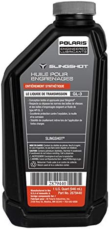 Polaris Slingshot New OEM Transmission Oil Lubricant 75w-90 32oz Quart 2879440