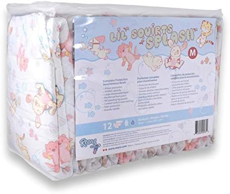Rearz - Lil' Squirts Splash - Adult Printed Diapers (16 Pack) (Large)