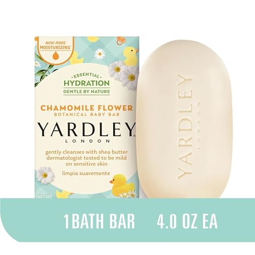Yardley Oatmeal and Almond Bar Soap, Oatmeal & Almond, 4 Ounce