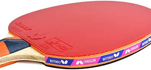 Butterfly Lin Yun-Ju Shakehand Ping Pong Paddle - Lightweight & Offers A High Degree of Control for Developing Table Tennis Players - Recommended