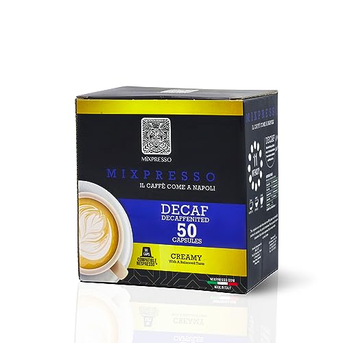 Mixpresso Classe Coffee Espresso Capsules Compatible With Nespresso Original Brewers, Single Cup Coffee Pods 100% from Italy, Medium Roast 80% Arabica Espresso, 50 Count Coffee Capsule Intensity 8/12 | 50 Count Single Cup Coffee Pods Compatible With Nesp…