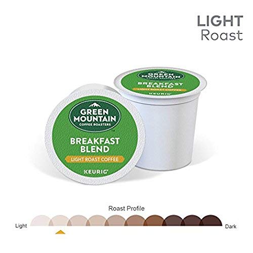 Green Mountain Coffee Roasters Breakfast Blend Single-Serve Keurig K-Cup Pods, Light Roast Coffee, 96 Count