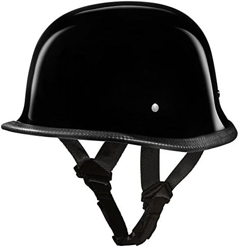 Daytona Half Shell German Motorcycle Helmets, DOT Approved for Superior Safety and Style – Comfortable, Durable, and Perfect for Riders Who Want a Retro Look with Modern Protection Standards