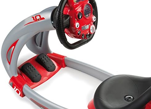 Smoby: V8 Driver, Kids Can Play and Develop Real Life Skills, Features Includes Back Lit Screen, Real Sounds and Mechanical Pedals, for Ages 3 and up