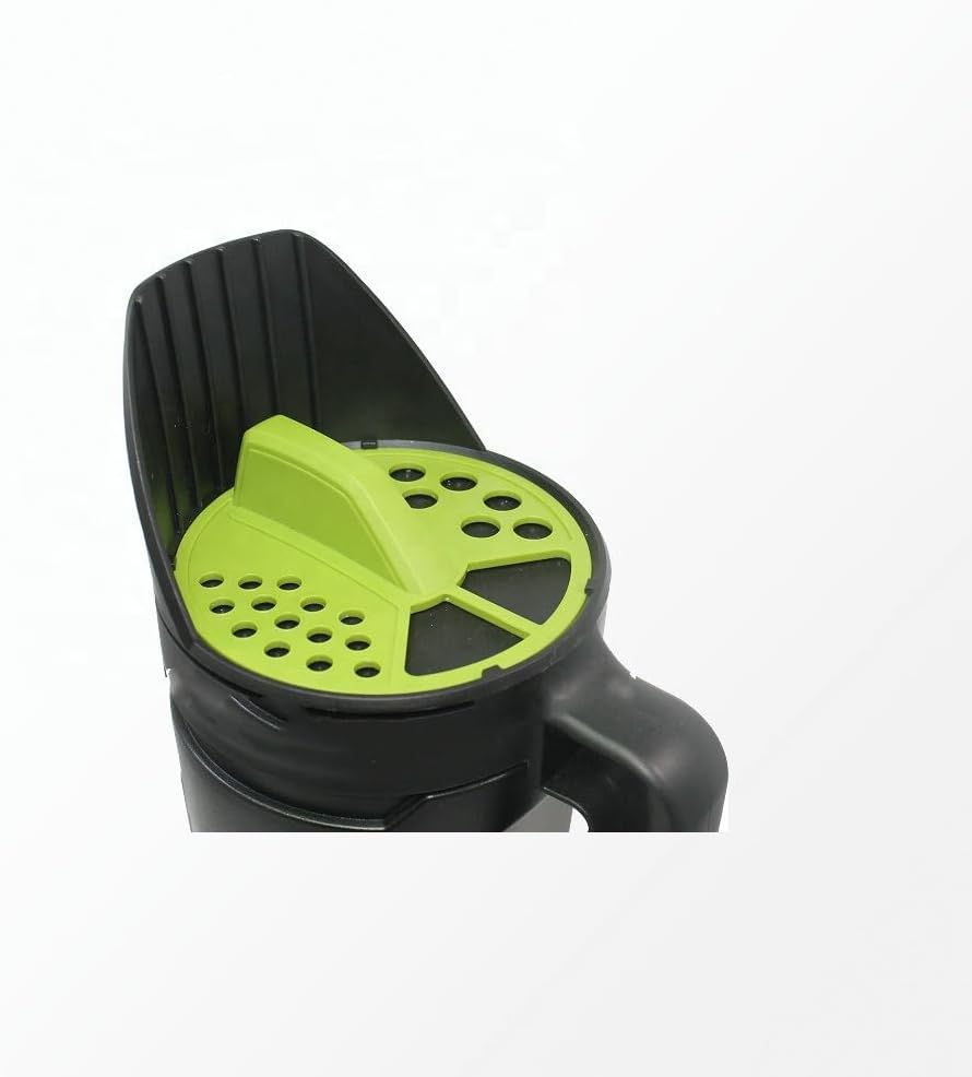 TIPU Hand Spreader Shaker, Handheld Spreader for Grass Seed, Fertilizer & Earth Food, Snow Salt