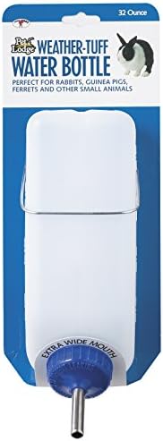 Pet Lodge® Cage Water Bottle | Bunny Bottle Water Dispenser | Great for Indoor or Outdoor Use | Made in USA | 64 Oz
