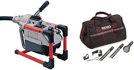 RIDGID 66492 Model K-60SP Compact 120-Volt Sectional Drain Cleaning Machine Kit