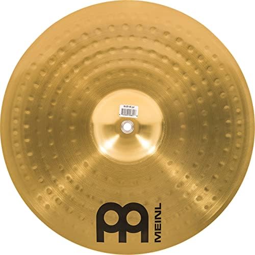 Meinl 14” Marching Cymbal Pair with Straps - Brass Alloy Traditional Finish - Made In Germany, 2-YEAR WARRANTY (MA-BR-14M)