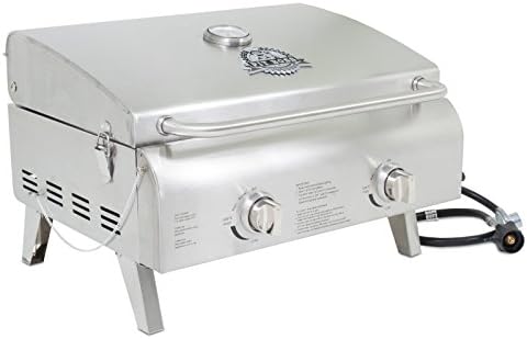Pit Boss Grills 75275 Stainless Steel Two-Burner Portable Grill