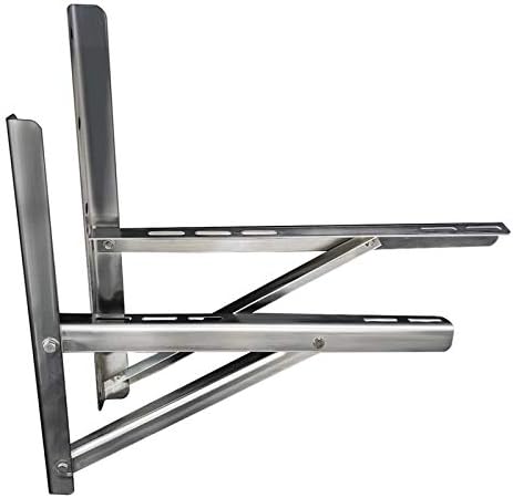 JEACENT Wall Mounting Bracket Rust Free Stainless Steel Support for 9000-24000BTU Condenser Ductless Mini Split Air Conditioner Heat Pump Systems