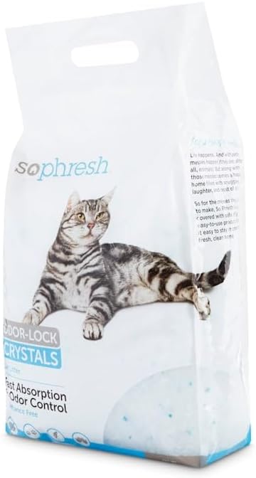 So Phresh by Petco Scoopable Odor-Lock Clumping Micro Crystal Cat Litter in Blue Silica 8 lbs.