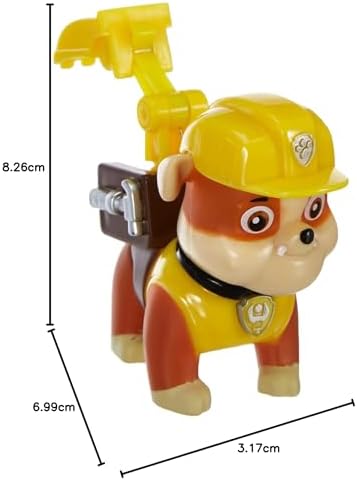 Paw Patrol Action Pack Pups 3pk Figure Set Marshall, Skye, Rubble