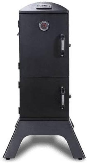 Broil King 923610 Vertical Charcoal Cabinet Smoker, Black
