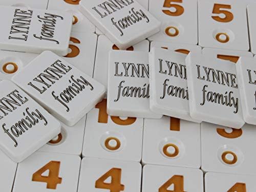 Antochia Crafts Personalized Rummy Tiles - Custom Rummy Game Tiles