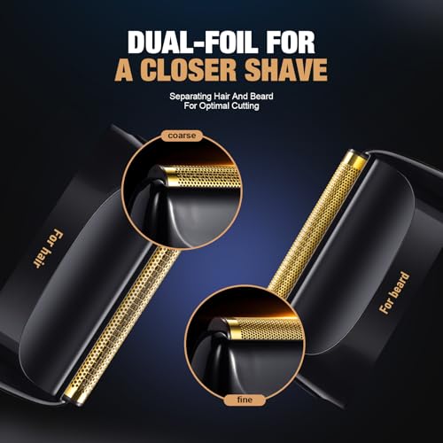 SUPRENT® PRO Professional Hair Clippers for Men- Hair Cutting Kit & Zero Gap T-Blade Trimmer Combo- Cordless Barber Clipper Set with LED Display
