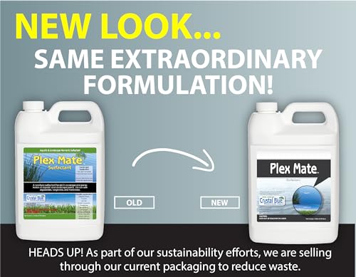 Plex Mate Aquatic Surfactant for Herbicides - 8 Ounces - Non-Ionic, Increase Product Coverage, Increase Product Penetration, Increase Product Effectiveness