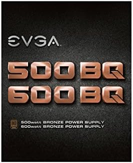 EVGA 110-BQ-0500-K1, 500 Bq, 80+ Bronze 500W, Semi Modular, FDB Fan, 3 Year Warranty, Power Supply