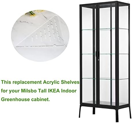 PIAOLGYI Replacement Shelf for IKEA Milsbo Tall Indoor Greenhouse Cabinet