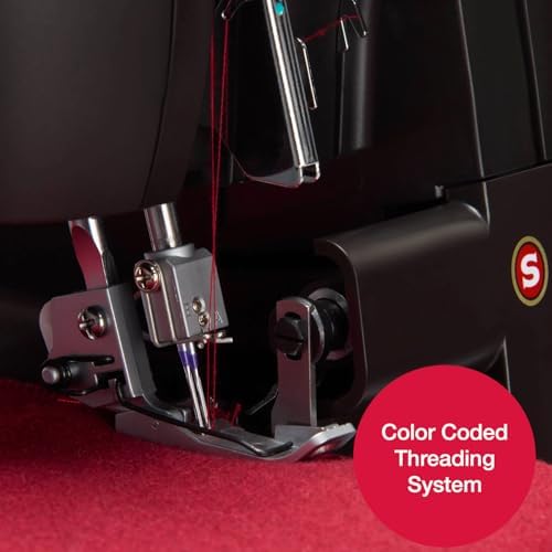 SINGER® X5004-HD Serger Overlock Machine, 2-3-4 Thread Capability
