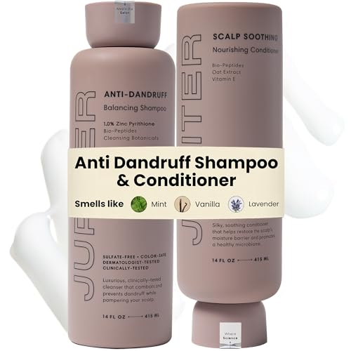Jupiter Balancing Shampoo & Nourishing Conditioner for Men & Women - Clarifying Cleanse for Oily, Dry & Sensitive Scalp - Hydrates