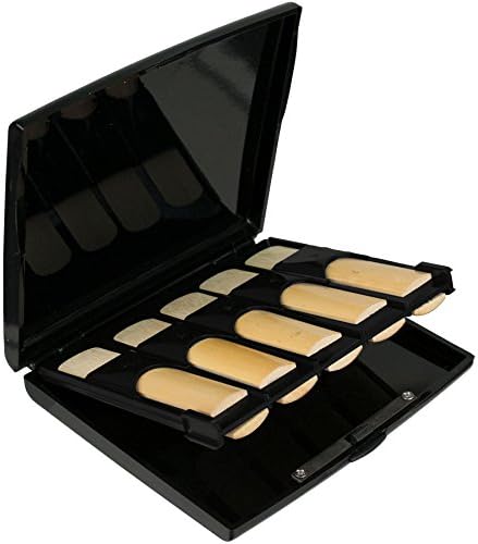 Protec Alto/Tenor Saxophone 10-Count Reed Case, Black, Model A251