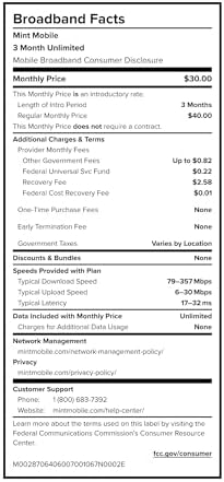 $15/mo. Mint Mobile Phone Plan with 6GB of 5G-4G LTE Data + Unlimited Talk & Text for 3 Months (3-in-1 SIM Card)
