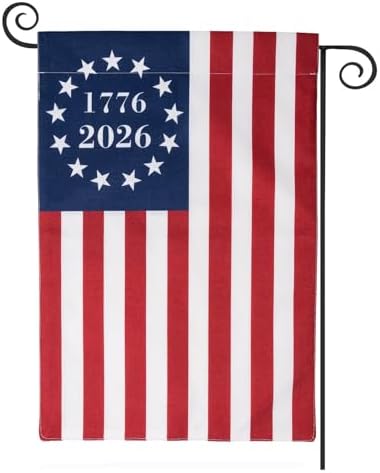 American Flag USA Garden Flag 12 x 18 - Patriotic Double Sided Small Flags for Yard