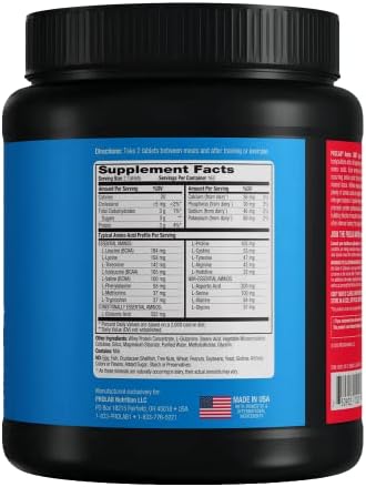 Prolab Amino 2000 Essential Amino Acids, Full-Spectrum EAA (325 Tablets)