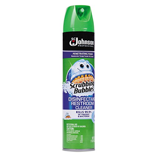 Scrubbing Bubbles 682264 Multi Surface Bathroom Cleaner, Clean Fresh Scent, 25 oz Aerosol Can (Case of 12)