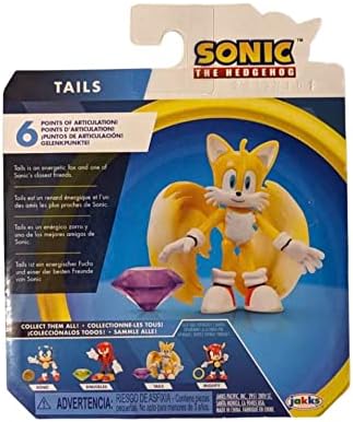Sonic The Hedgehog 2.5 Inch Action Figure - Tails with Emerald