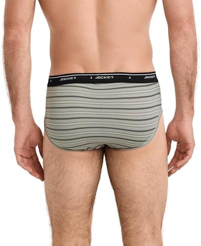 Jockey Classic Low Rise Brief- 3 Pack - 100% Cotton Underwear for Men