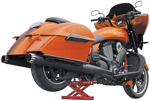 Extreme Max 5001.5047 1100 lb. Motorcycle Scissors Jack - Narrow | 1100 lb. Capacity