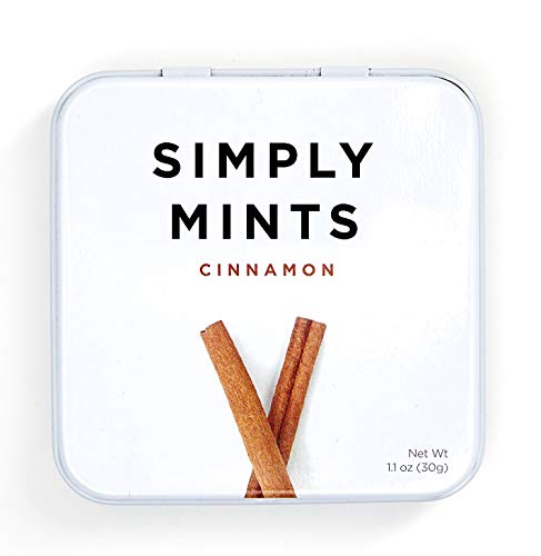 SIMPLY MINTS Natural Peppermint Breath Mints, 6 Pack (180 Pieces), Made With Real Peppermint Oil | Aspartame-Free, Sorbitol-Free, Xylitol-Free, Vegan, Kosher, Non-GMO