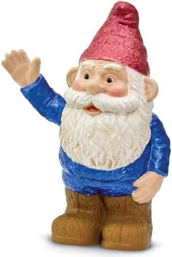 Safari Ltd. Gnorman The Gnome Figurine - Hand-Painted 2.5" Plastic Figure - Fun Educational Toy for Boys, Girls & Kids Age 3+