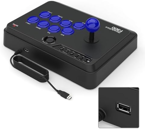 MAYFLASH F300 Arcade Fight Stick Joystick for Switch/Switch 2, PS4, PS3, Xbox Series S/X, Xbox One, Xbox 360, macOS, Windows, Steam Deck and more