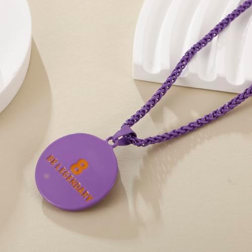 Black Mamba Memorial Pendant - Basketball Star Snake Necklace for Men & Women, Mamba Forever Tribute Jewelry