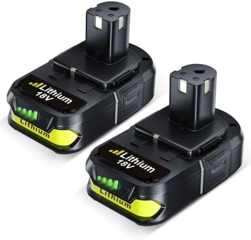 VINIDA 2-Pack 3.6Ah P102 Replacement for Ryobi 18V Battery High Performance P103 P104 P105 P107 P108 Compatible with Ryobi Battery Cordless Power