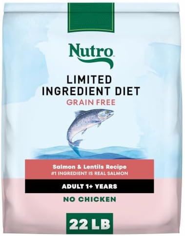 Nutro Limited Ingredient Diet Dry Dog Food, Lamb & Sweet Potato, 4 lb | Grain-free, Lamb #1 ingredient, 10 ingredients or less, no chicken/beef/corn, no wheat, no soy/dairy, supports skin & coat