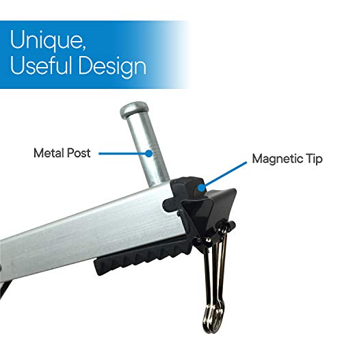 RMS 26 Inches Folding Grabber Reacher with Ergonomic Handle | Folding Reaching Tool, Pick up things from the floor