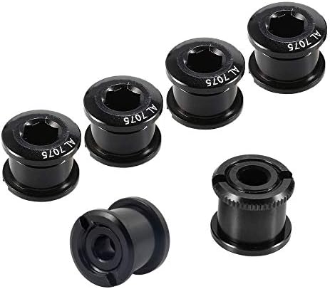 Saiper 10pcs Double Chainring Bolts M8 Chain Ring Bolts