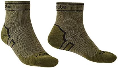 Bridgedale Standard Mens and Hiking-Socks, Khaki/Olive, Large