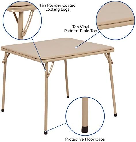 EMMA + OLIVER Blue Kids Folding Table