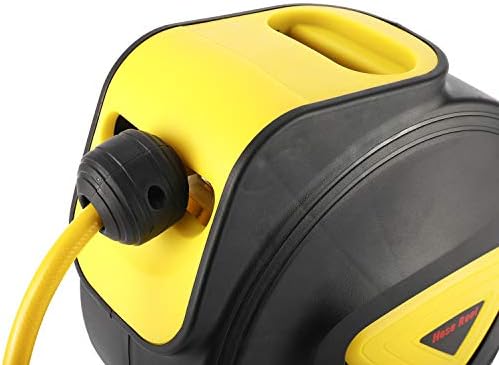 Retractable Air Hose Reel 5/16 in. x 33' ft Hose Wall Mount Tool 180 Degree Rotation