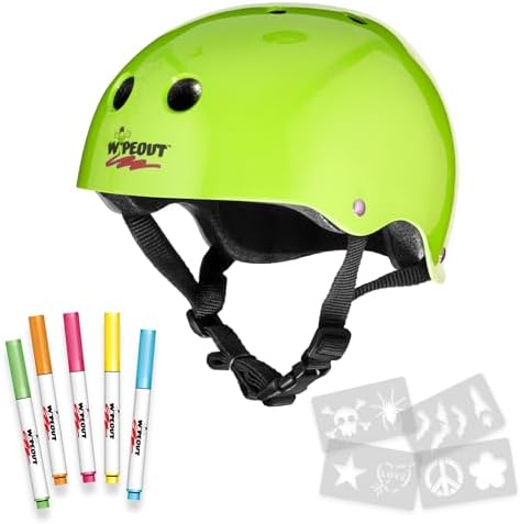 Dry Erase Kids Helmet – Ideal for Bike, Skate, Scooter, in-Line Skating and Rollerblading
