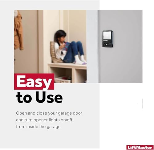 LiftMaster 78LM - Garage Door Opener with Lighting Control - Compatible Only with Security+ 2.0 Garage Door Openers - Wall-Mounted for Convenience
