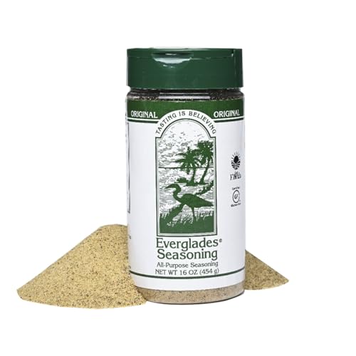 Everglades All Purpose Seasoning Blend - Southern Herbs & Spices - 16 oz | Gluten Free, No Pesticides, Granule Form, Made In Florida, For Meat Seafood Veggies