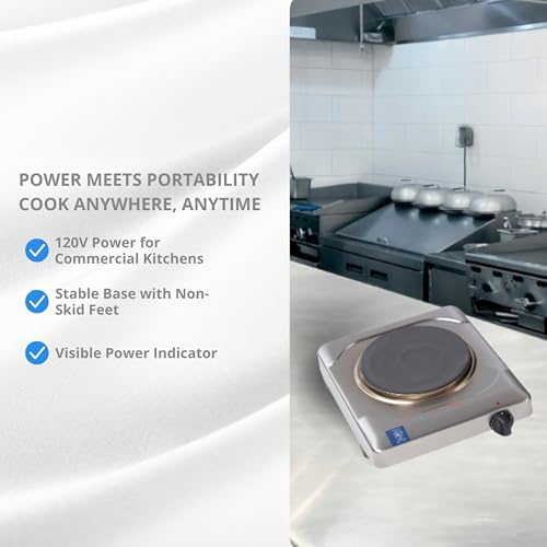 Cadco KR-S2 Portable Electric Hot Plate